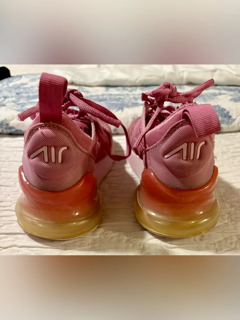 Nike Girls Air Max 270 Magic Flamingo/Pink Size 2.5Y
